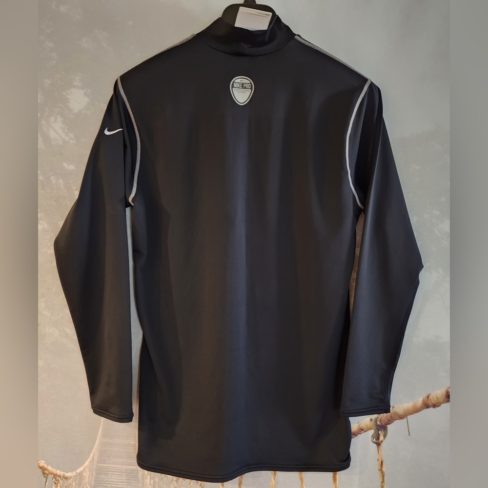 NIKE-PRO DRY-FIT Mens LS Stretch Active Top w/Terry Backing sz XXL - Picture 2 of 4